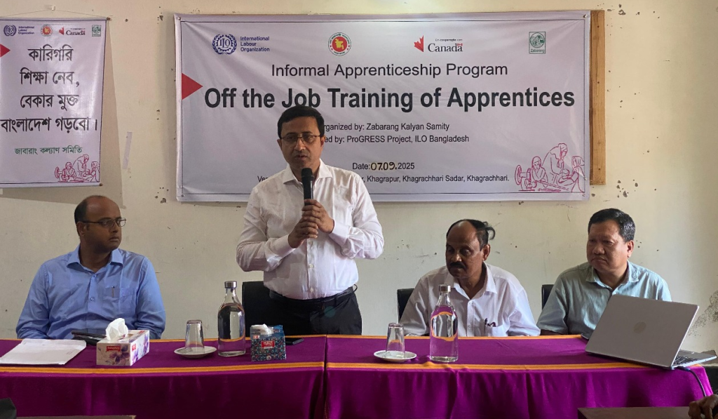 Khagrachari Deputy Commissioner Praises Zabarang’s Skills Training, Stresses Local Employment Opportunities