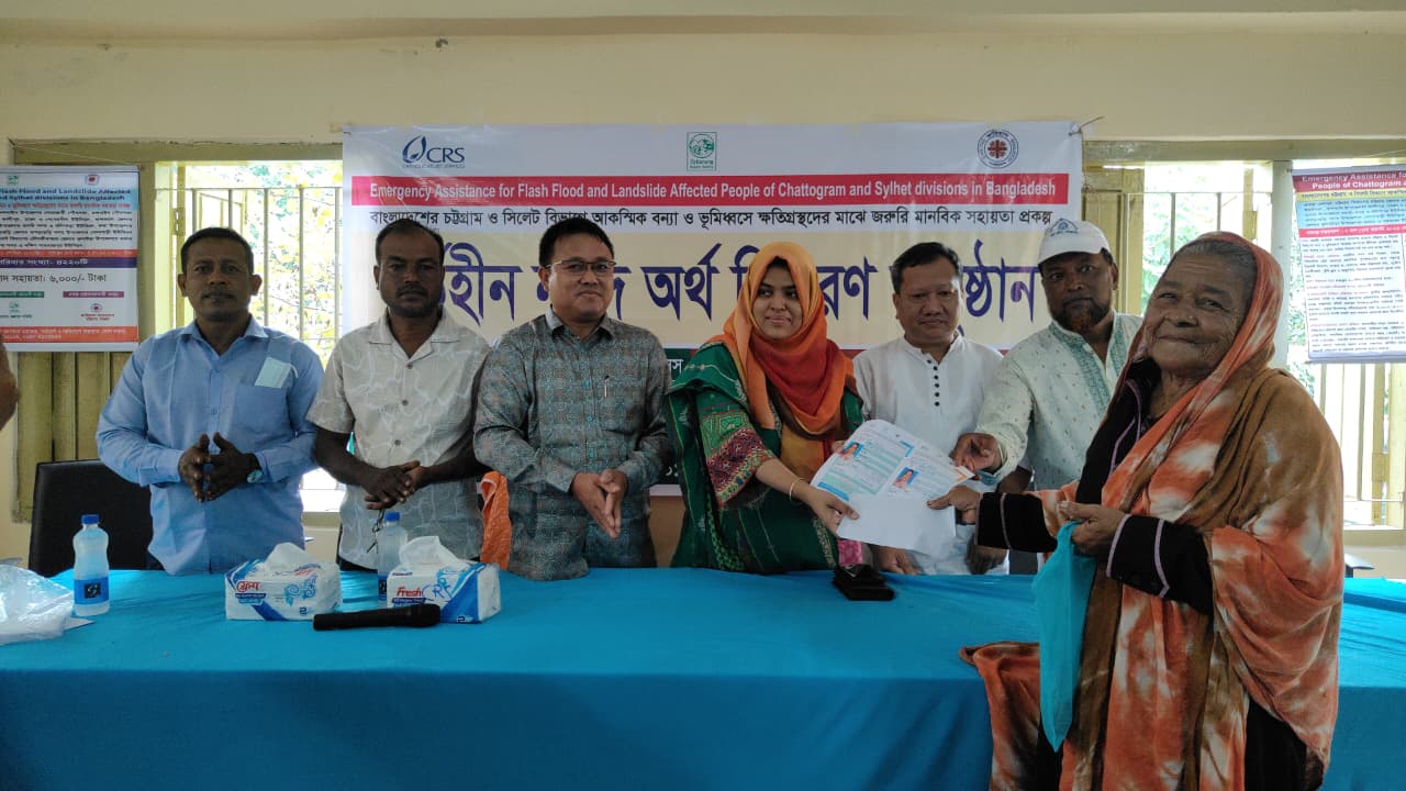 Emergency Assistance for Flash Flood and Landslide Affected People of Chattogram and Sylhet divisions in Bangladesh